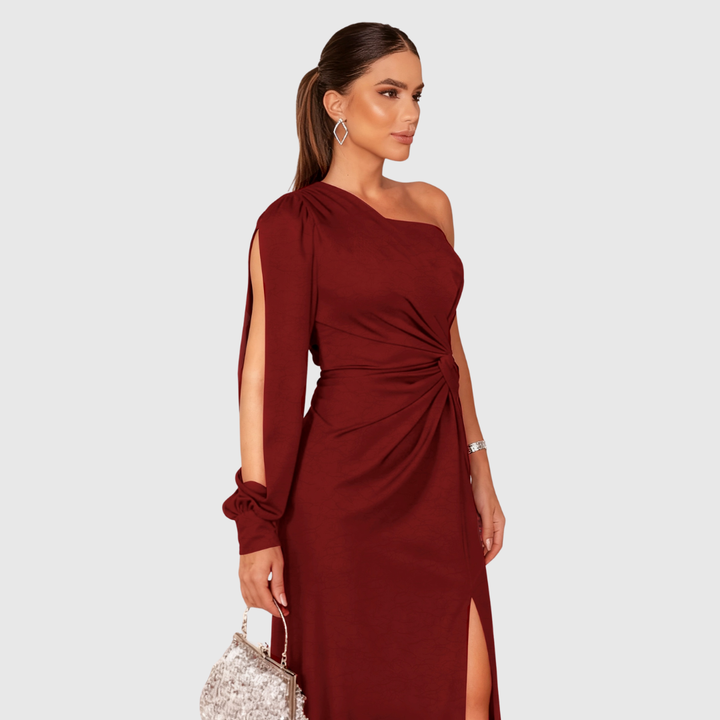 Charlotta | One‑Shoulder Evening Gown
