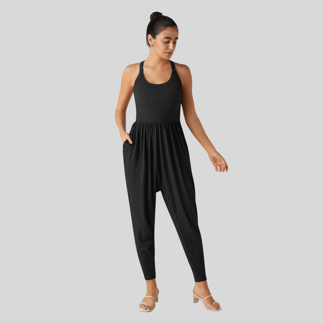 DAYEA™ – Comfy Backless U-Neck Lounge Jumpsuit