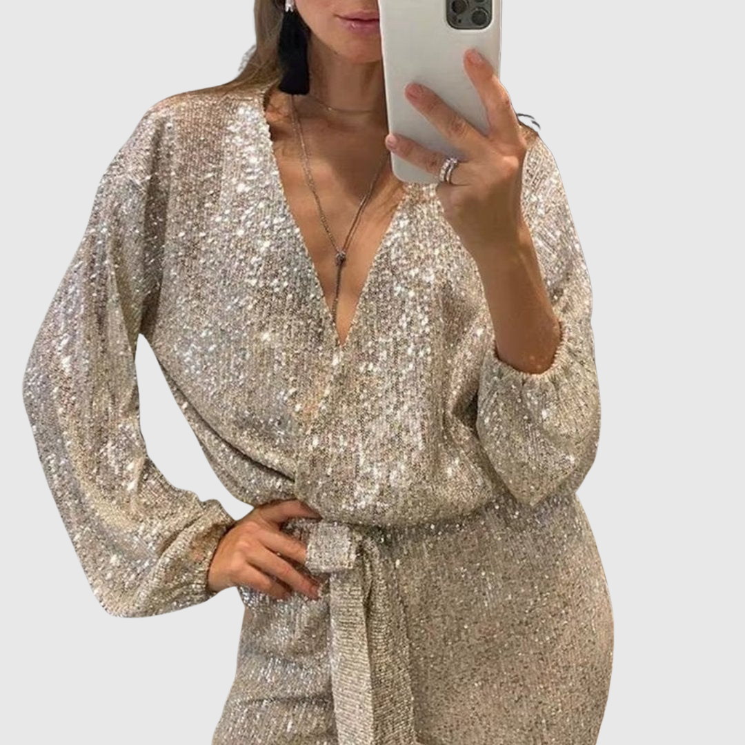 Aralyn | Sparkling Party Jumpsuit