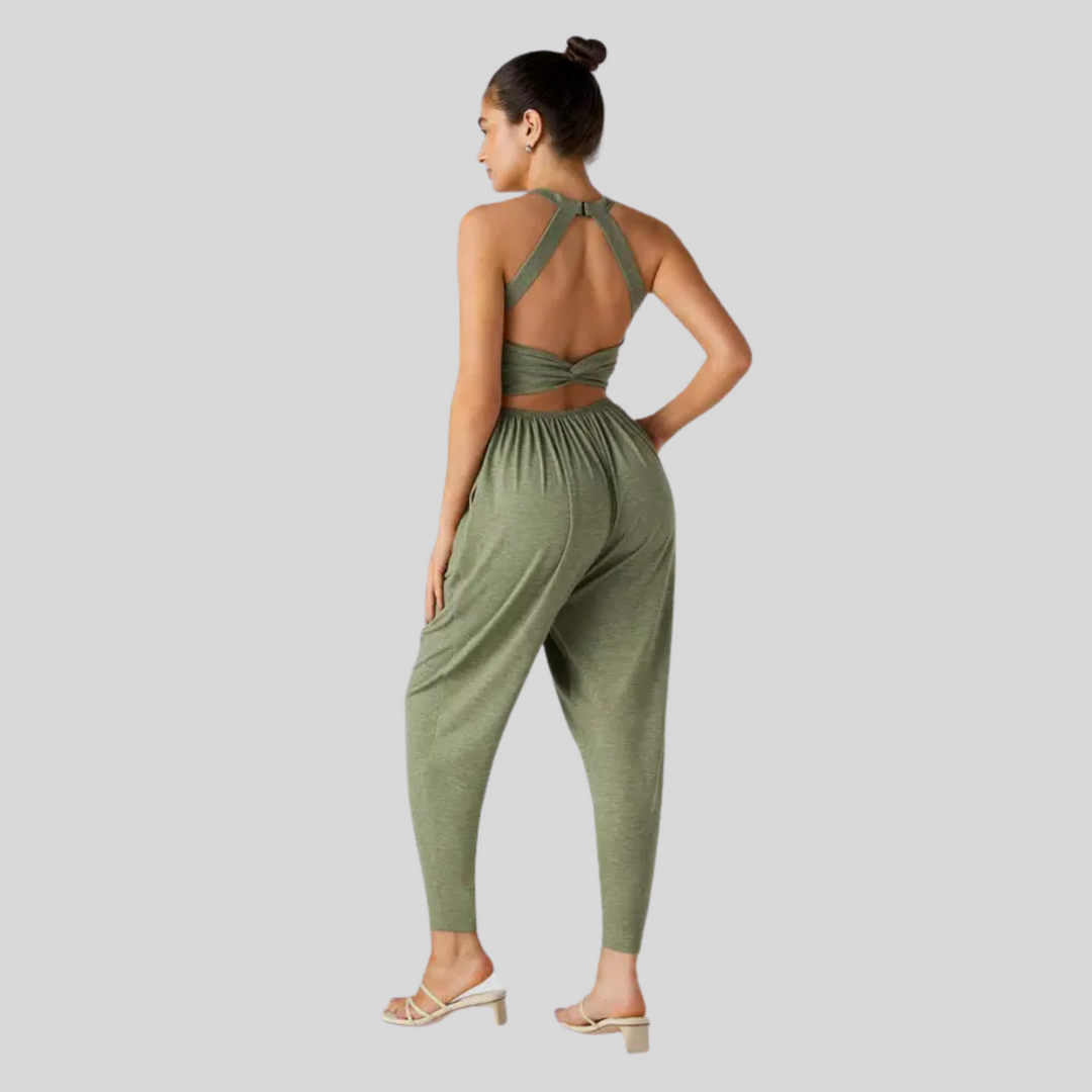 DAYEA™ – Comfy Backless U-Neck Lounge Jumpsuit