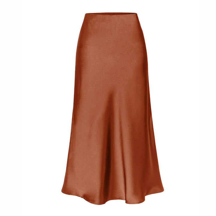 KEITH™ - Elegant High Waist Side Slit Midi Skirt