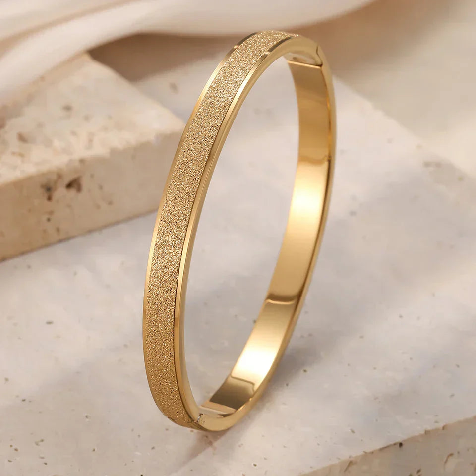 Elegant Minimalist Gold Bangles