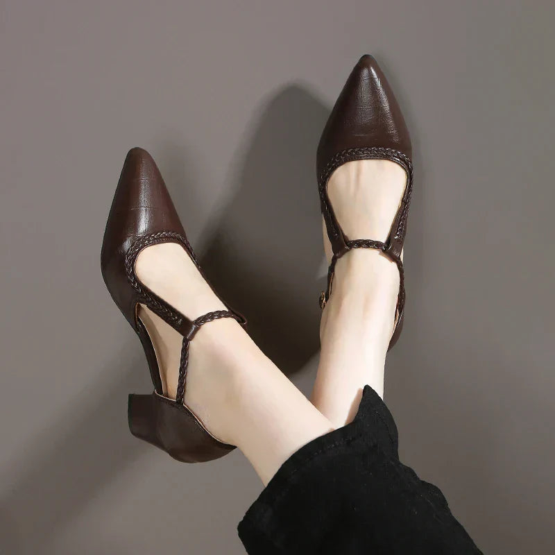 Vivienne | Classic T-Strap Shoes